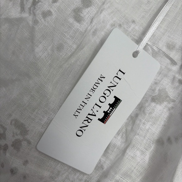 LUNGO L'ARNO Linen Tank Dress Coverup Sz Small Coquette - Picture 2 of 5